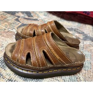 Vintage Dr. Martens Chunky Platform Sandal Size 5 Mule VTG 90s Y2K  Slides 2tone